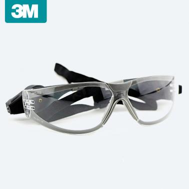 3M  11356 防护眼镜（带双射灯，防雾）
